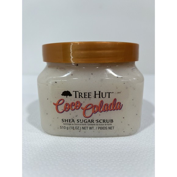 Tree Hut COCO COLADA Shea Sugar Scrub 18oz Exfoliate Relax Tropical - Picture 2 of 4
